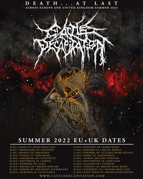 Cattle Decapitation European dates