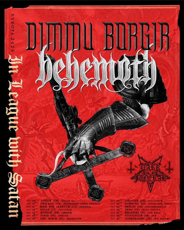 Dimmu Borgir Behemoth Dark Funeral - European Tour Dates 2026